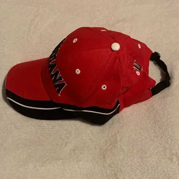 Indiana University Hoosiers Red & Black hat - Picture 2 of 7